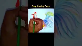Easy drawing cock #shortvideo #art #drawing