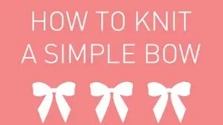 DIY Knit Bow