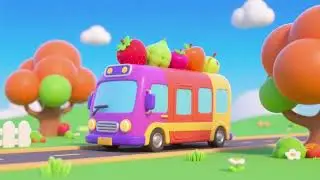 Magic Fruit Color Bus | Nursery Rhymes & Kids Songs