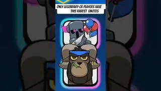 ONLY LEGENDARY CR PLAYERS HAVE THIS RAREST EMOTES #clashroyale