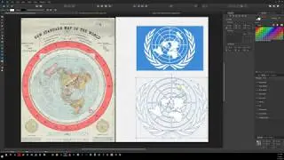 Proof the UN (United Nations) Symbol / Seal is a Flat Earth Map