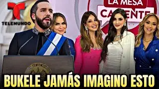 INÉDITO😱 Periodistas de TELEMUNDO quedan ENCANTADAS con Bukele