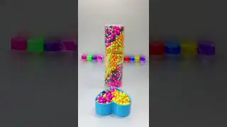 Fish Mesmerizing Marbles & Beads Flow 😍✨ #shorts #marble #viral #fish