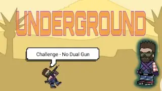 CHALLENGE : No Dual Gun || Mini Militia Gameplay || Map - Underground (Free for All)