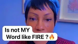 Is not MY WORD like FIRE? 