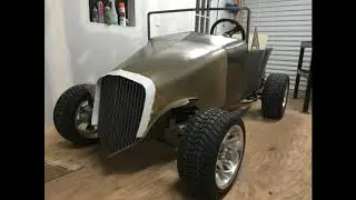 Mini Rat Rod Gabes custom golf cart mini hot rod