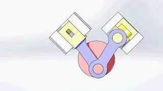 embiellage de moteur en V