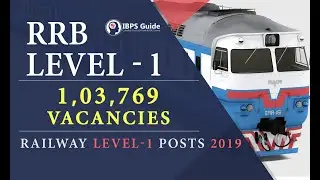 RRB Level 1 Post 2019 Recruitment Notification Out -  103769 Railway Level-1 Posts