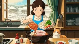 Peaceful Anime Village Life &mdash; Calming AI Animation 