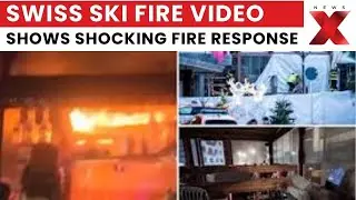 Swiss Ski Resort Fire: Video Shows Partygoers Filming as Fire Spreads at Crans-Montana Bar | NewsX