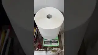 Automatic maxi roll kitchen towel band saw cutting machine