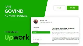 Govind Introduction Video | Upwork Introduction Video