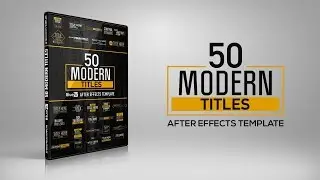 After Effects Template 50 Modern Titles | Bluefx