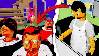 БУРГЕРЫ ИЗ ЛЮДЕЙ В ЗАКУСОЧНОЙ БОБА  - Louise KILLS The Belchers!