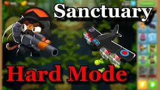 BTD6 Sanctuary - Hard Mode (No Abilities or Monkey Knowledge) Guide / Tutorial