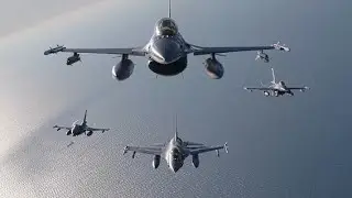 Polish and Romanian F-16s Guard Baltic Skies! 24/7 NATO Alert!