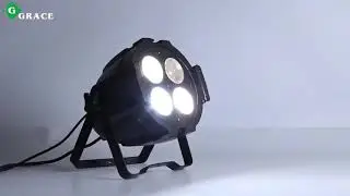 Grace Stage Light | 4x50W DMX512 Warm White COB LED Par Lighting