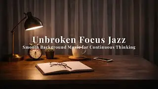 【集中用】思考を止めない静かなジャズBGM｜Jazz for Deep Focus