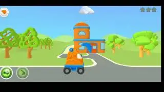 Cartoon video for kids car stunt part 1 Cartoon car video 