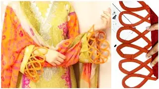 Trending Sleeves Design Cutting & Stitching Tutorial|| New Daman & Cutwork Sleeves Design