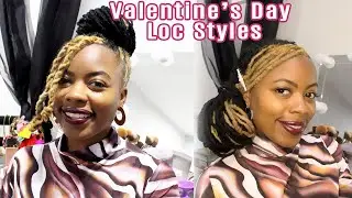 Quick & Easy Valentine's Day looks | Loc styles | RAW Handbags