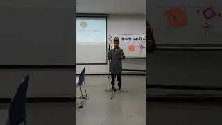 Stand up Marathi performance by Reyansh | Tokyo Marathi Mandal Sankrant Special