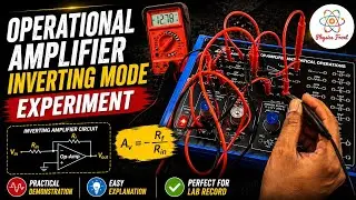 Operational Amplifier (OP-AMP) Non-Inverting mode practical demonstration