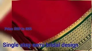 Semi bridal design in single step