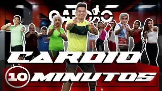 Rutina de cardio para principiantes | CARDIO POST COVID | 10 minutos NIVEL 2