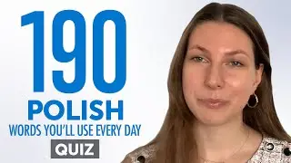 Quiz | 190 Polish Words You'll Use Every Day - Basic Vocabulary #59