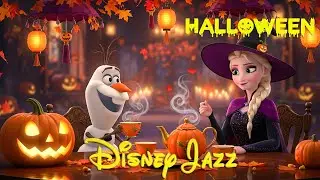 👻 Halloween Autumn Disney 🍁 OST Disney Jazz BGM Instrumental Music for Studying, Working, Relaxing