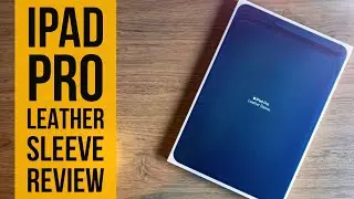 iPad Pro Leather Sleeve Review (Midnight Blue)