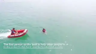 Remote controlled water rescue boat T1