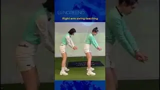 Right arm swing teaching,Indoor golf simulator, the best practice golf equipment