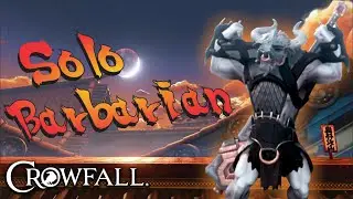 Crowfall [PVP] Solo Barbarian Gameplay