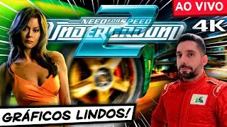 🔴 NOSTALGIA EM 4K! Need for Speed Underground 2 COM GRÁFICOS MELHORADOS! Ao Vivo