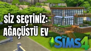 Ağaçüstü Bahçe Evi İnşa Ediyoruz! 🍃 | Yapay Zeka Seçti, Ben Yaptım | The Sims 4 Building
