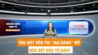 Thu h&uacute;t vốn FDI &ldquo;đại b&agrave;ng&rdquo; Mỹ, n&ecirc;n bắt đầu từ đ&acirc;u?