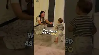 Mom Accidentally Captures Baby's First Steps! 🥹 ❤️