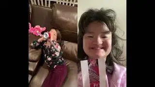 Girl Temper Tantrum spending time with Her Real cousin Claire And Little Girl temper tantrum