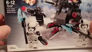 Lego star wars 75197 First order specialists battle pack review