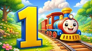 Numbers Train Song 🚂 Learn Numbers 1 to 10 with Cute Animals | Kids Counting Song for Toddlers