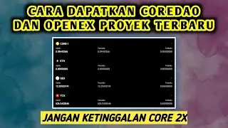 MINING OPENEX PROYEK LANJUTAN DARI COREDAO WAKTU MINING CUMA 1 TAHUN