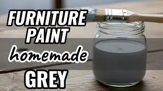 How to make the Foggy Gray FURNITURE PAINT at home! QUICK RECIPE!