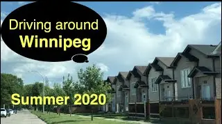 Driving in the neighborhood- summer 2020 | Winnipeg Manitoba Canada