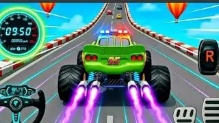 Monster Truck Ramp Racing Stunts 2025 | Extreme Mega Ramp Challenge | Impossible Truck Jumps 😱