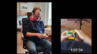 Sonntagstraining mit dem Rubik's-Revenge-Zauberw&uuml;rfel (4x4)
