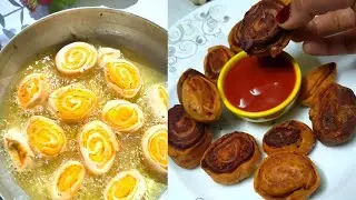 pinwheel Samosa recipe 😍|| special potato Samosa recipe || viral recipe 