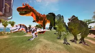 PS5 ARK ASA！MOD・Ark Creatures Rebalancedの激強生物召喚コマンドでバトル⁉️で申し訳ございません！　#ASA #MOD
