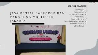 Jasa Rental Backdrop dan Panggung Multiplek Jakarta
